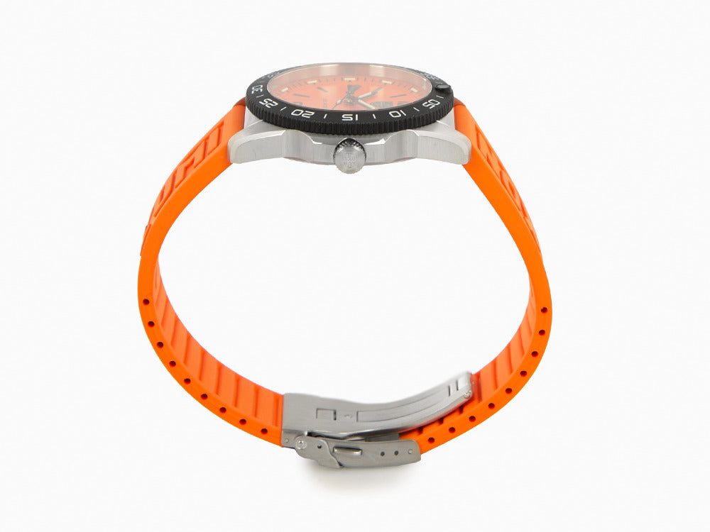 Luminox Sea Pacific Diver Quartz Uhr, Orange, 44 mm, Tag, 20 atm, XS.3129