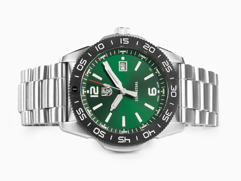 Luminox Sea Pacific Diver Quartz Uhr, Grün, 44 mm, Tag, 20 atm, XS.3137