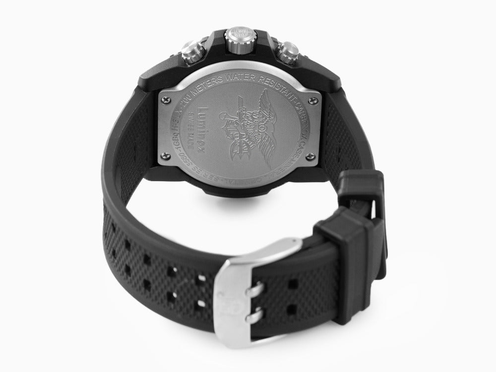 Luminox Sea Navy Seal Chronograph 3580 Series Quartz Uhr, Schwarz, XS.3581