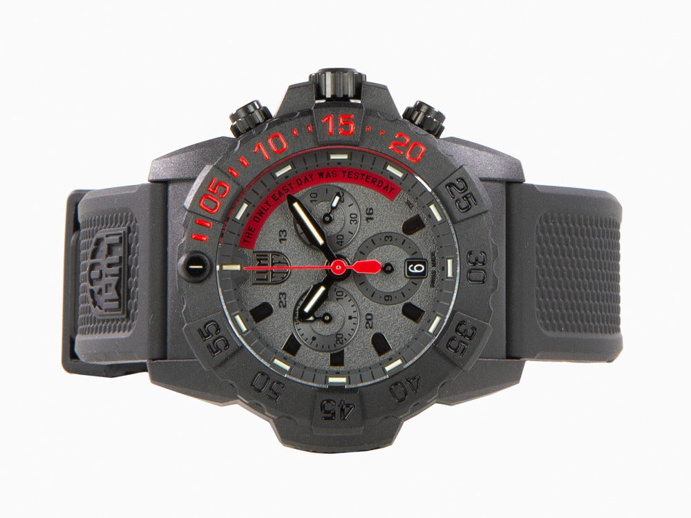 Luminox Sea Navy Seal Chronograph 3580 Series Quartz Uhr, Schwarz, XS.3581.EY
