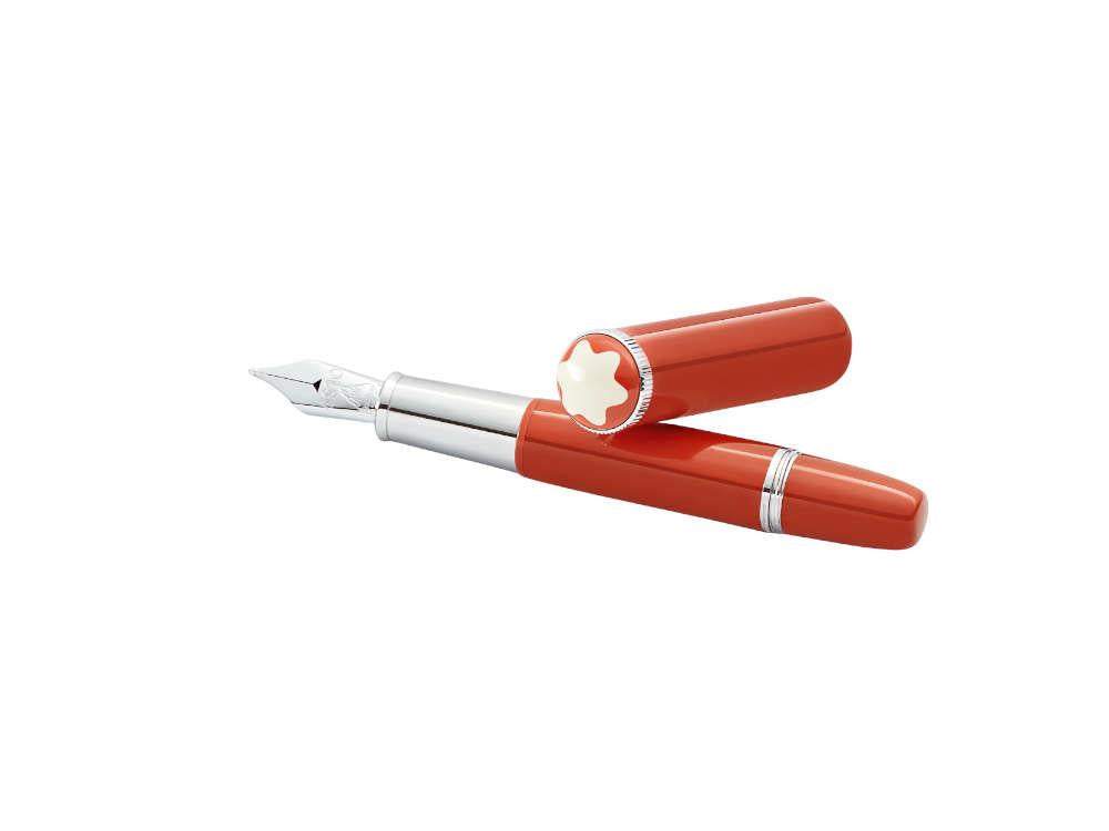 Montblanc Heritage Rouge et Noir Baby Coral Füllfederhalter, 127856