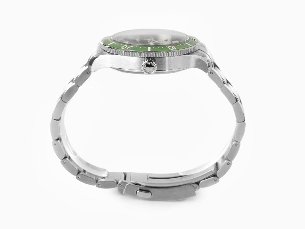 Montblanc 1858 Iced Sea Automatik Uhr, Keramisch, Grün, 41 mm, 129373