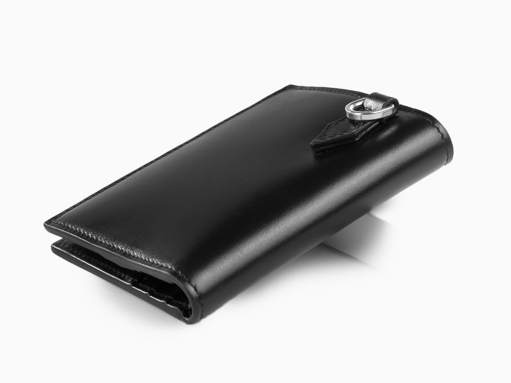 Montblanc Meisterstück Compact Brieftasche, Schwarz, Leder, 6 Karten, 129677