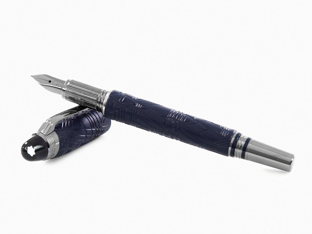 Montblanc StarWalker SpaceBlue Resin Füllfederhalter, 130211
