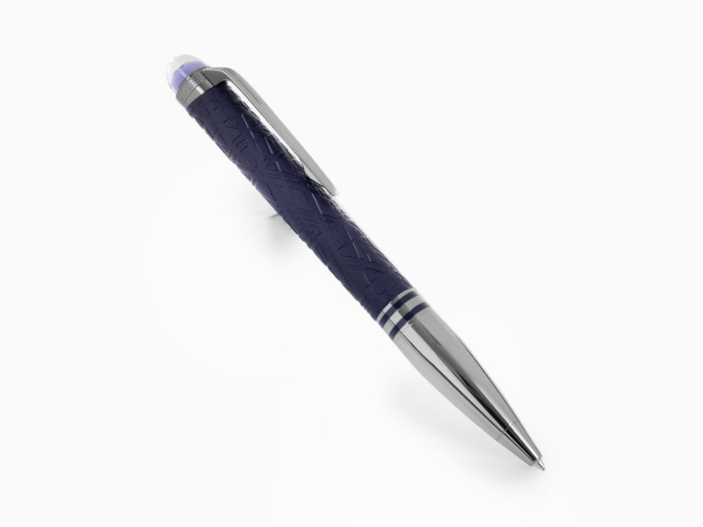 Montblanc StarWalker SpaceBlue Doué Kugelschreiber, Ruthenium Akzenten, 130217