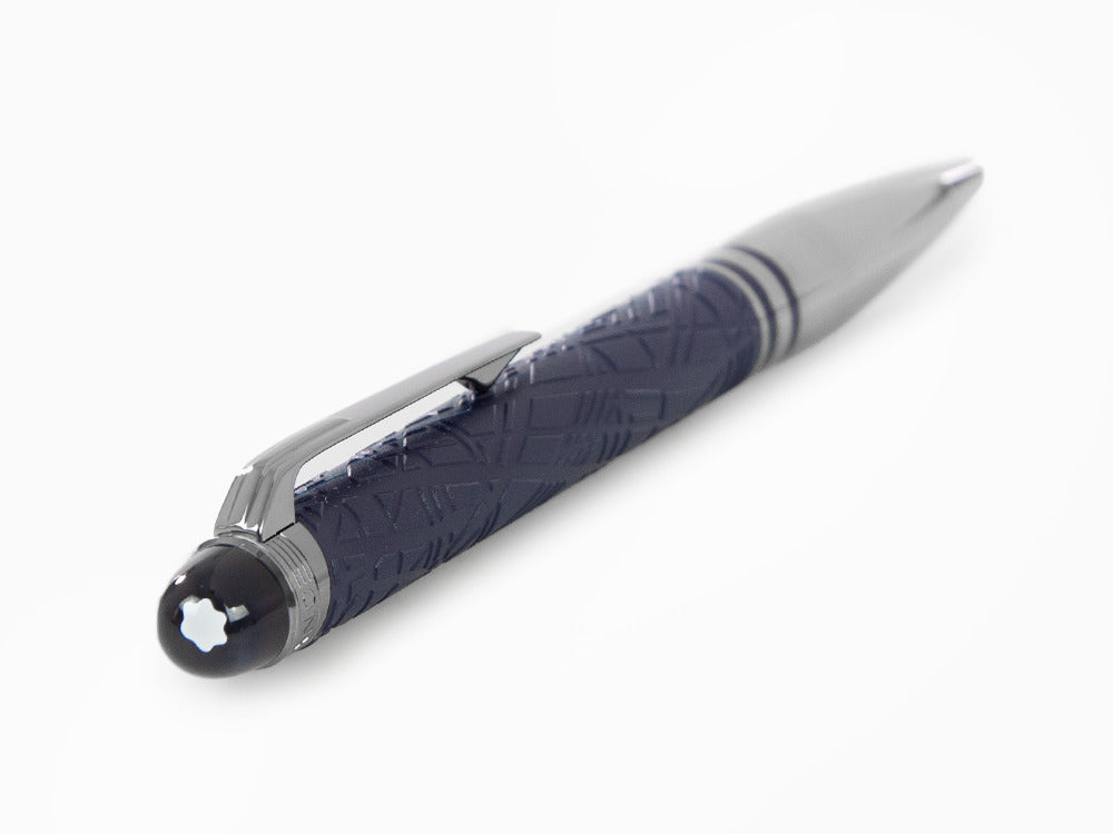 Montblanc StarWalker SpaceBlue Doué Kugelschreiber, Ruthenium Akzenten, 130217