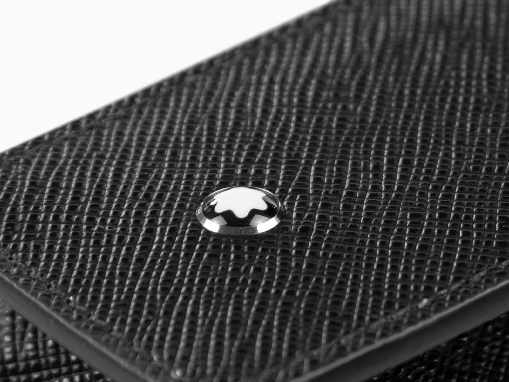 Montblanc Sartorial Etui, 2 Schreibgeräte, Leder, Klappe, Schwarz, 130751