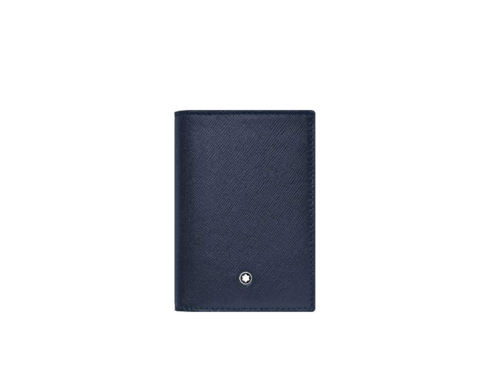 Montblanc Sartorial Kartenetuis, Leder, Blau, 131580