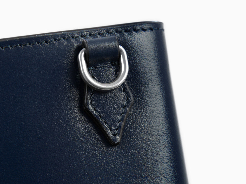 Montblanc Meisterstück Brieftasche, Blau, Leder, 6 Karten, 131695