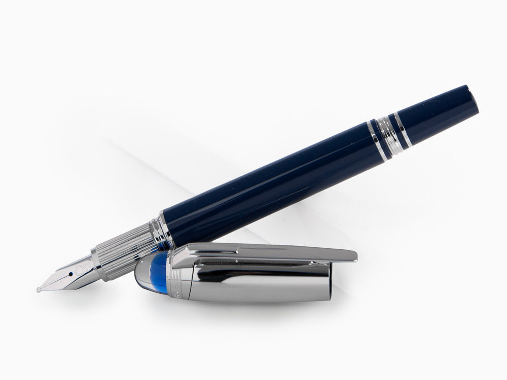 Montblanc StarWalker Blue Planet Doué Füllfederhalter, Edelharz, 132434