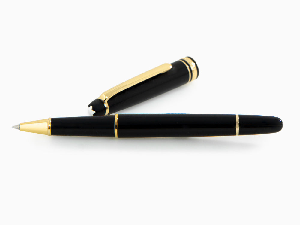 Montblanc Meisterstück Classique Roller, Vergoldete Beschläge, Schwarz, 132457