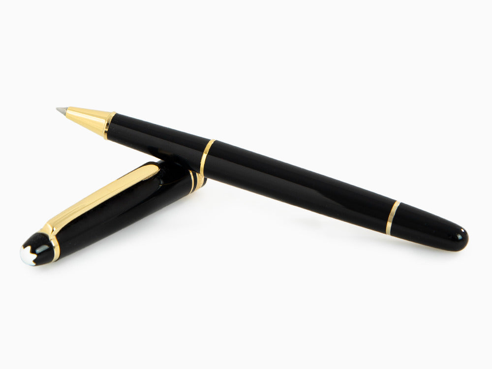 Montblanc Meisterstück Classique Roller, Vergoldete Beschläge, Schwarz, 132457