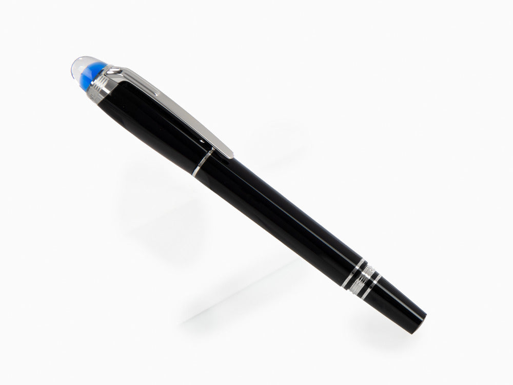 Montblanc StarWalker Fineliner, Edelharz, Schwarz, Platinierte Beschläge, 132508