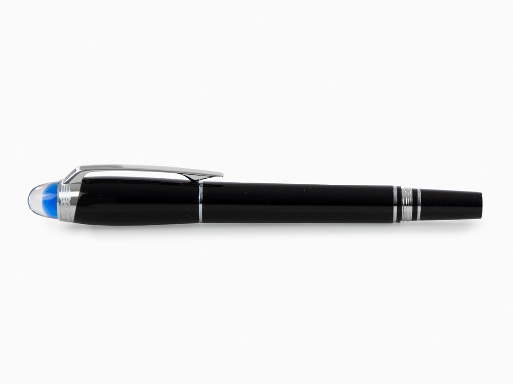Montblanc StarWalker Fineliner, Edelharz, Schwarz, Platinierte Beschläge, 132508