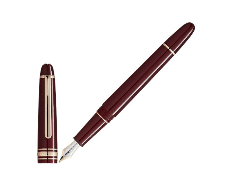 Montblanc Meisterstück Burdundy Red Classique Füllfederhalter, 133014