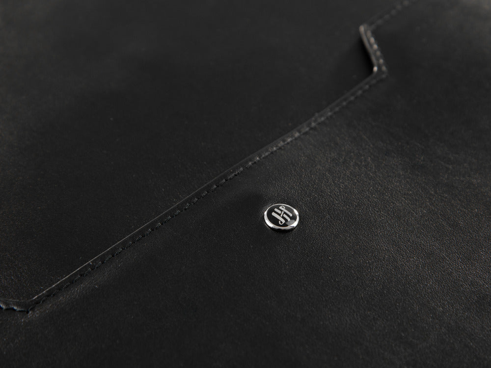 Montegrappa Signet Series Rucksack, Leder, Schwarz, Laptop-Fach, IC00BP00