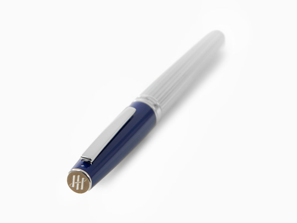 Montegrappa Armonia Duetto Füllfederhalter, Edelharz, Blau, ISA1M-AD