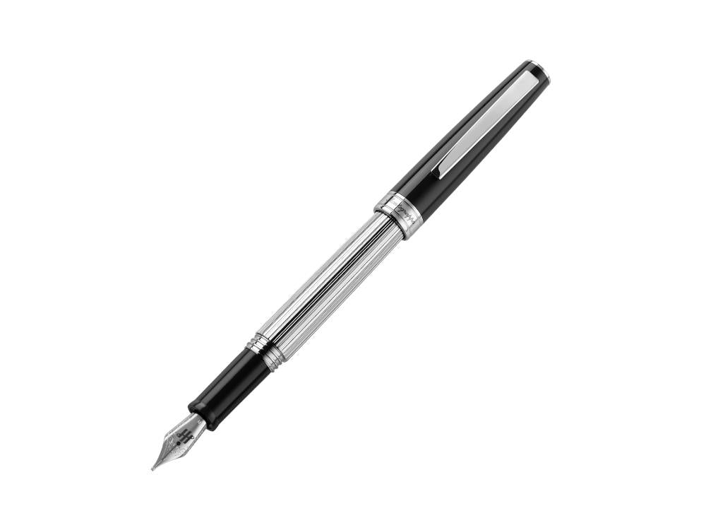 Montegrappa Armonia Duetto Füllfederhalter, Edelharz, Schwarz, ISA1M-AC