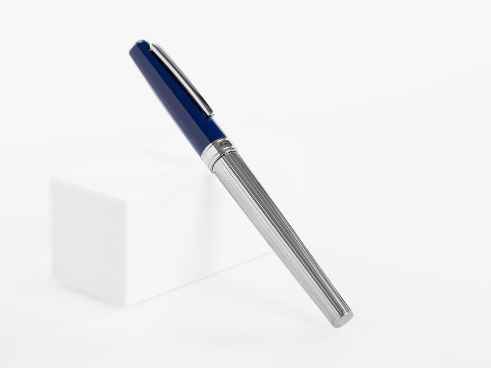 Montegrappa Armonia Roller Duetto, Stahl, Blau, ISA1MRAB