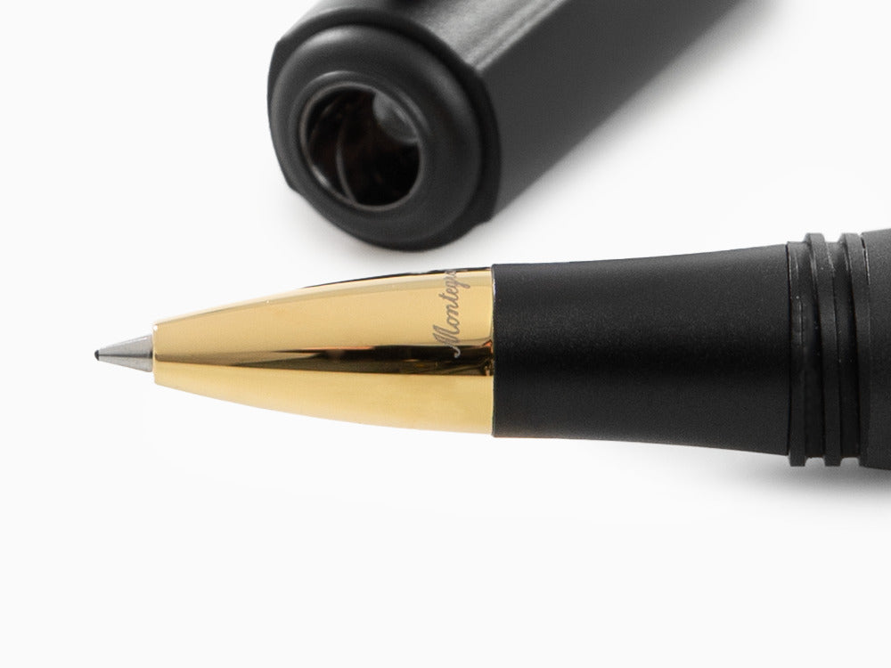 Montegrappa 007 Special Issue James Bond Roller, Aluminium, Schwarz, ISBJRRUC