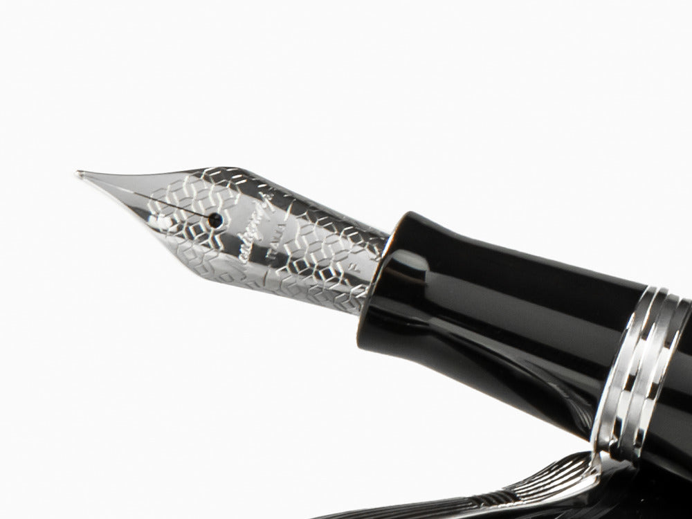 Montegrappa Elmo 02 Jet Black Füllfederhalter, ISE2R-AC