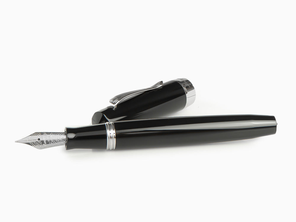 Montegrappa Elmo 02 Jet Black Füllfederhalter, ISE2R-AC