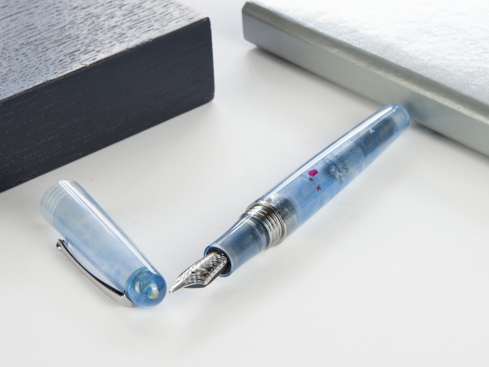 Montegrappa Elmo Ambiente Ocean Füllfederhalter, Edelstahl, ISEER-ID
