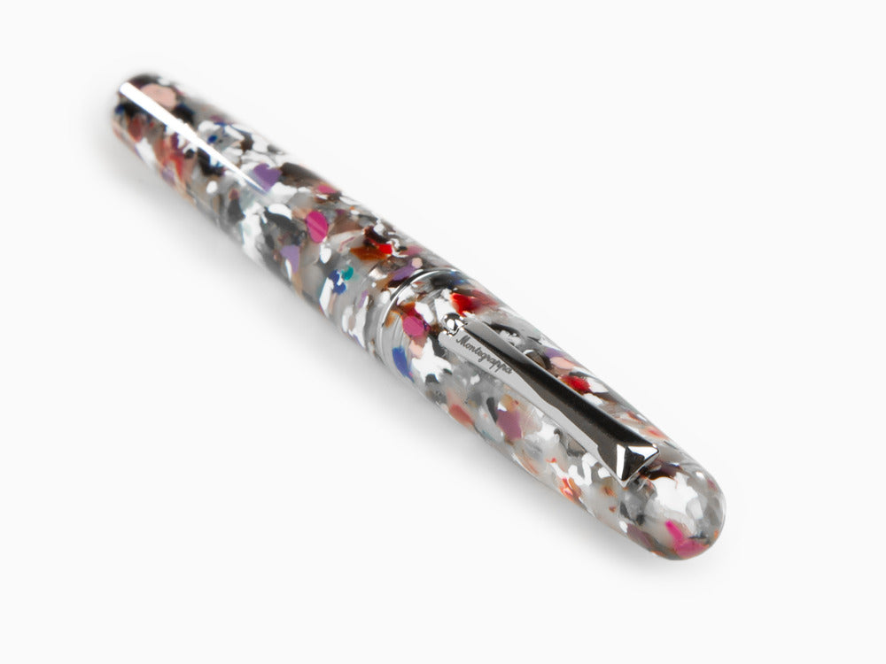 Montegrappa Elmo Ambiente Kaleido Roller, Edelharz, Edelstahl, ISEERRIK