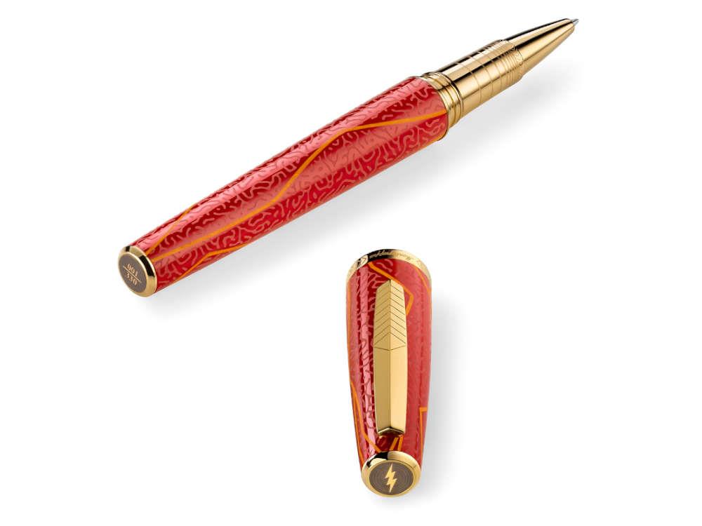Montegrappa DC Comics The Flash Roller, Vergoldet, Limitierte Edition, ISFLNRAR