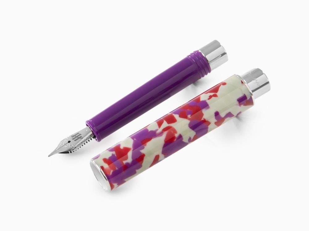 Montegrappa Gnomo Obsession Midnight Füllfederhalter, Violett, ISGNO-AL