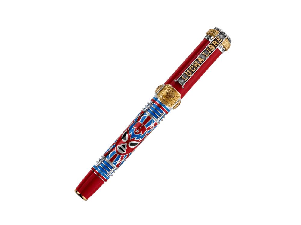 Montegrappa Lucha Libre Füllfederhalter Limitierte Edition, ISLLN-SL