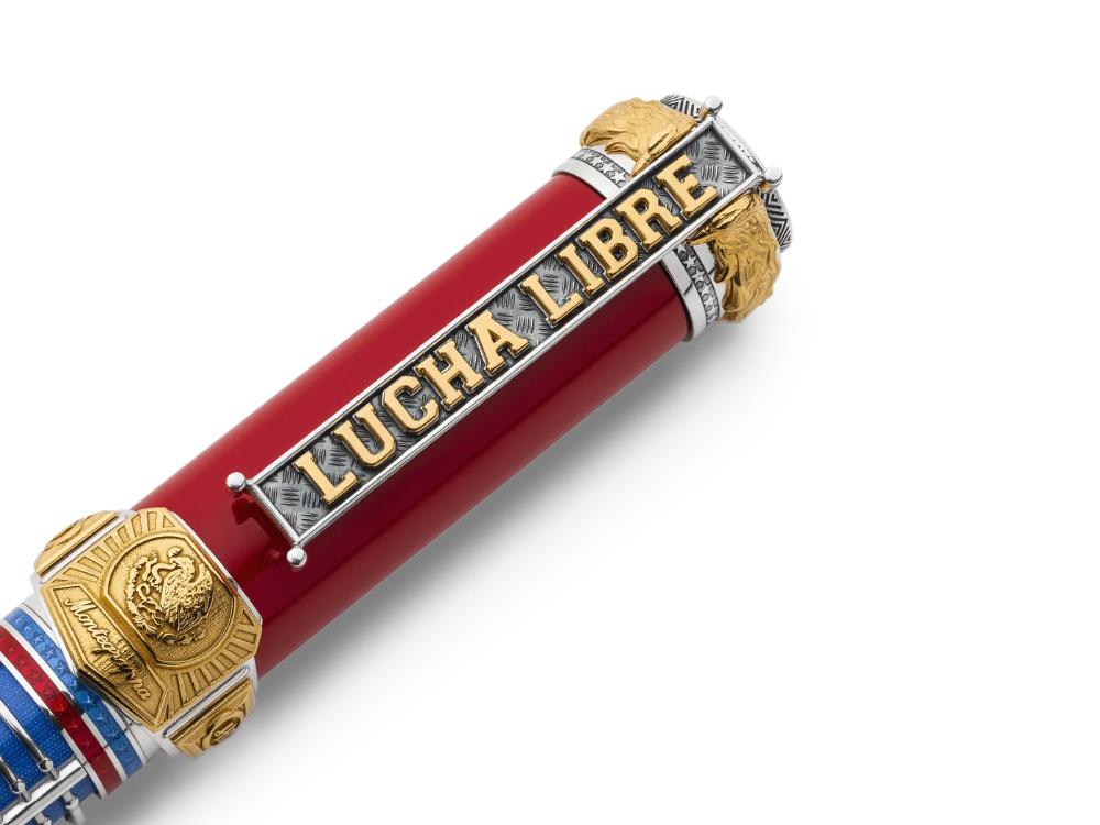 Montegrappa Lucha Libre Roller Limitierte Edition, ISLLNRSL