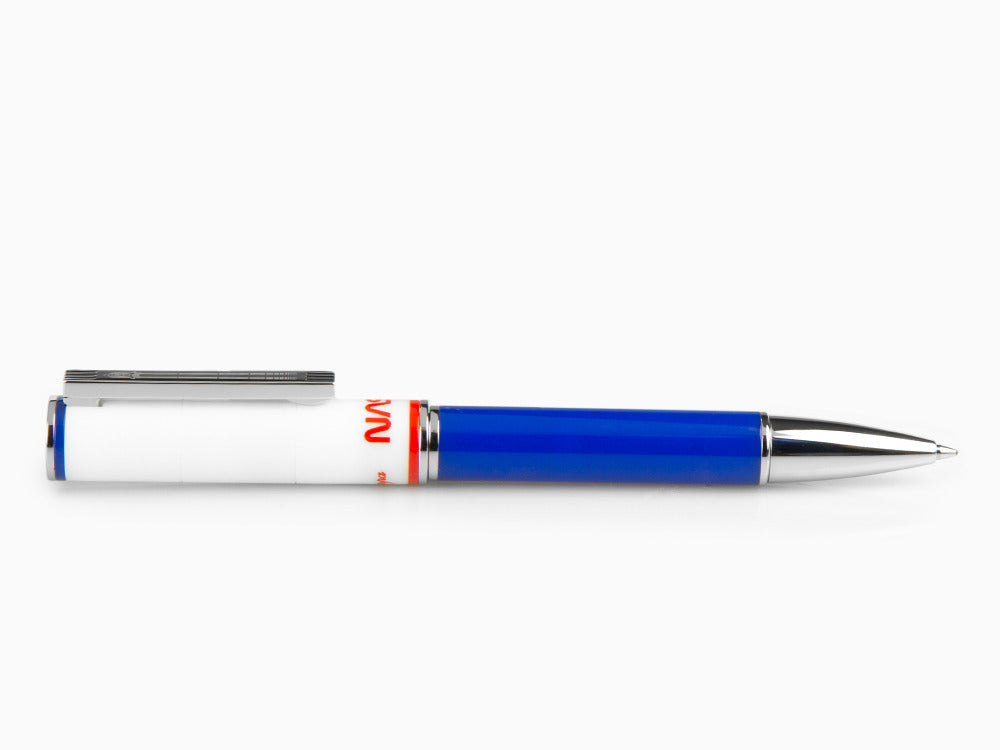 Montegrappa NASA Atlantis Kugelschreiber, Edelharz, Blau, Edelstahl, ISN1RBBP