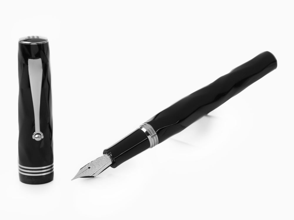 Montegrappa Brenta Füllfederhalter, Schwarz, 14k Gold, ISRBT-4C