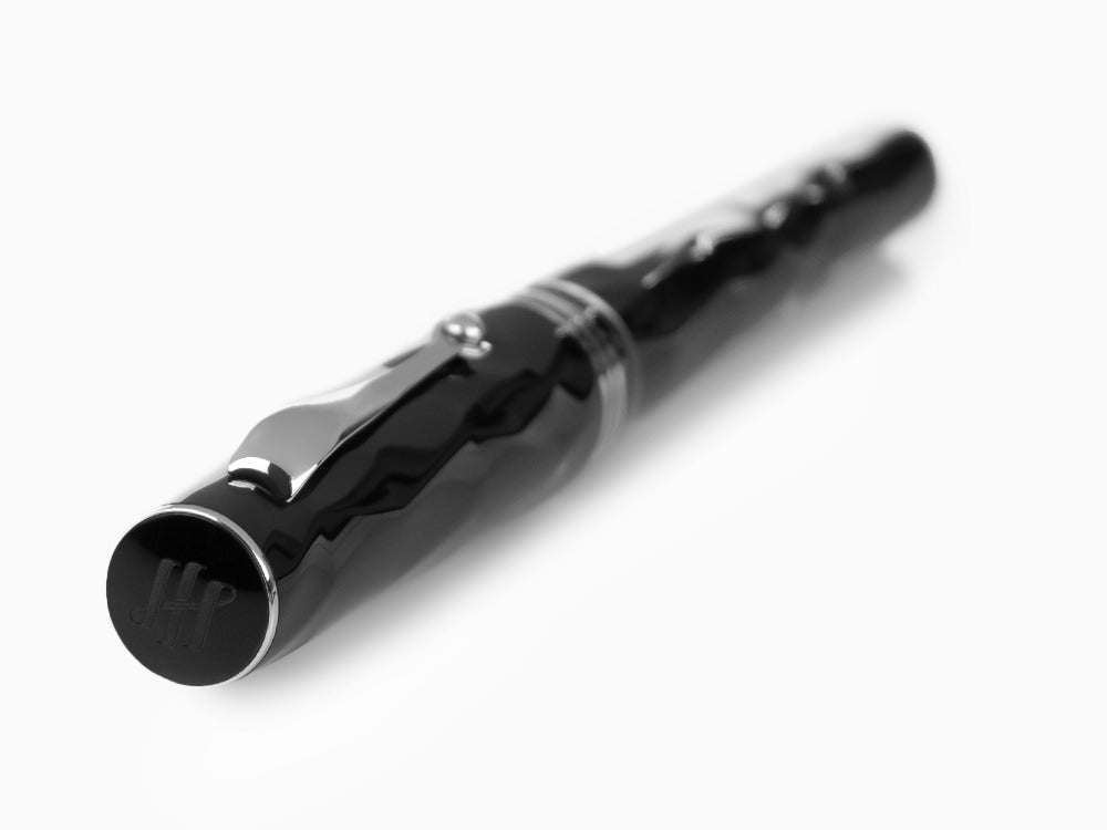 Montegrappa Brenta Füllfederhalter, Schwarz, 14k Gold, ISRBT-4C