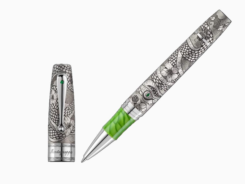 Montegrappa Extra Year of the Snake EL Roller, Silber, ISYNNRSE