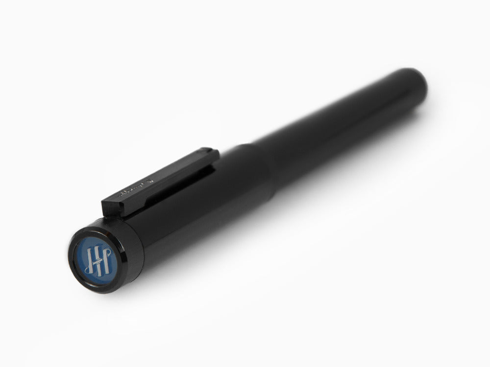 Montegrappa Zero Füllfeder, Schwarzes Edelharz, Ultra Black, ISZEI-IC