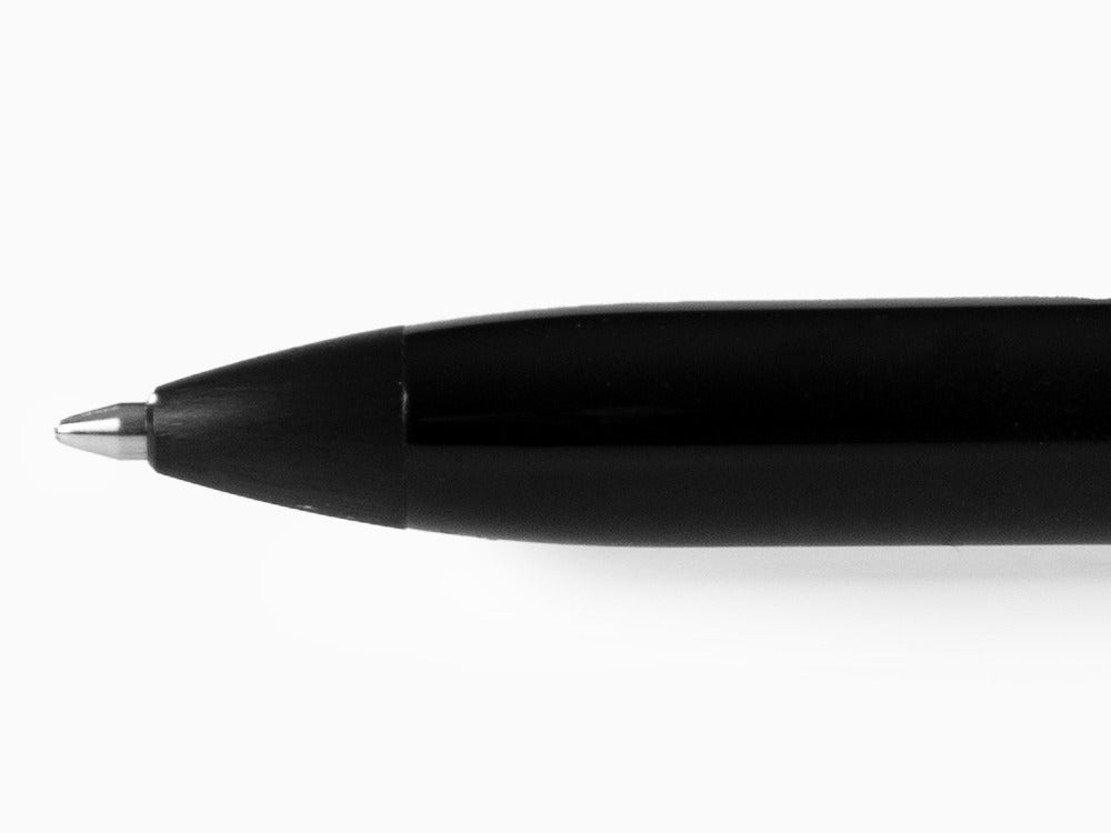 Montegrappa Zero Kugelschreiber, Schwarzes Edelharz, Ultra Black, ISZEIBIC