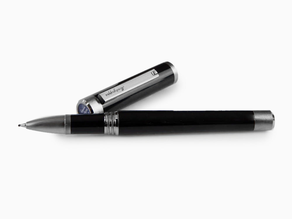 Montegrappa Zero Roller, Schwarzes Edelharz, Ultra Black, ISZEIRIC