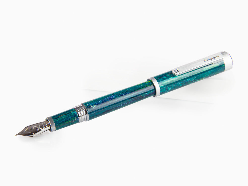 Montegrappa Zero Zodiac Sagittarius Füllfeder, 14K, Lim Ed, ISZEZ-4P-G10