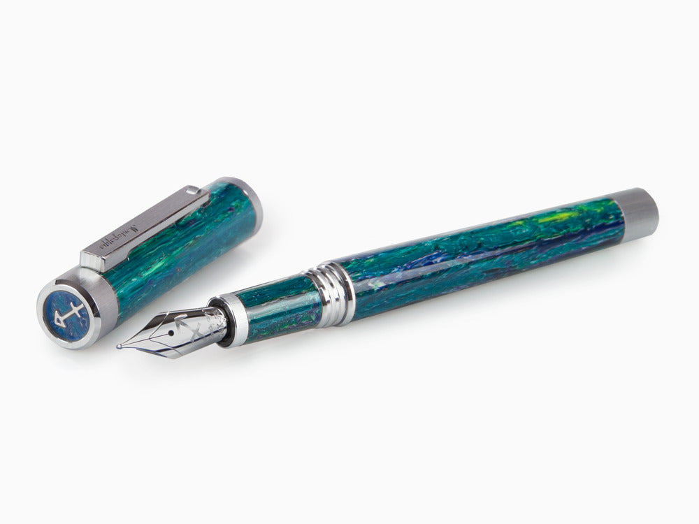 Montegrappa Zero Zodiac Sagittarius Füllfeder, 14K, Lim Ed, ISZEZ-4P-G10