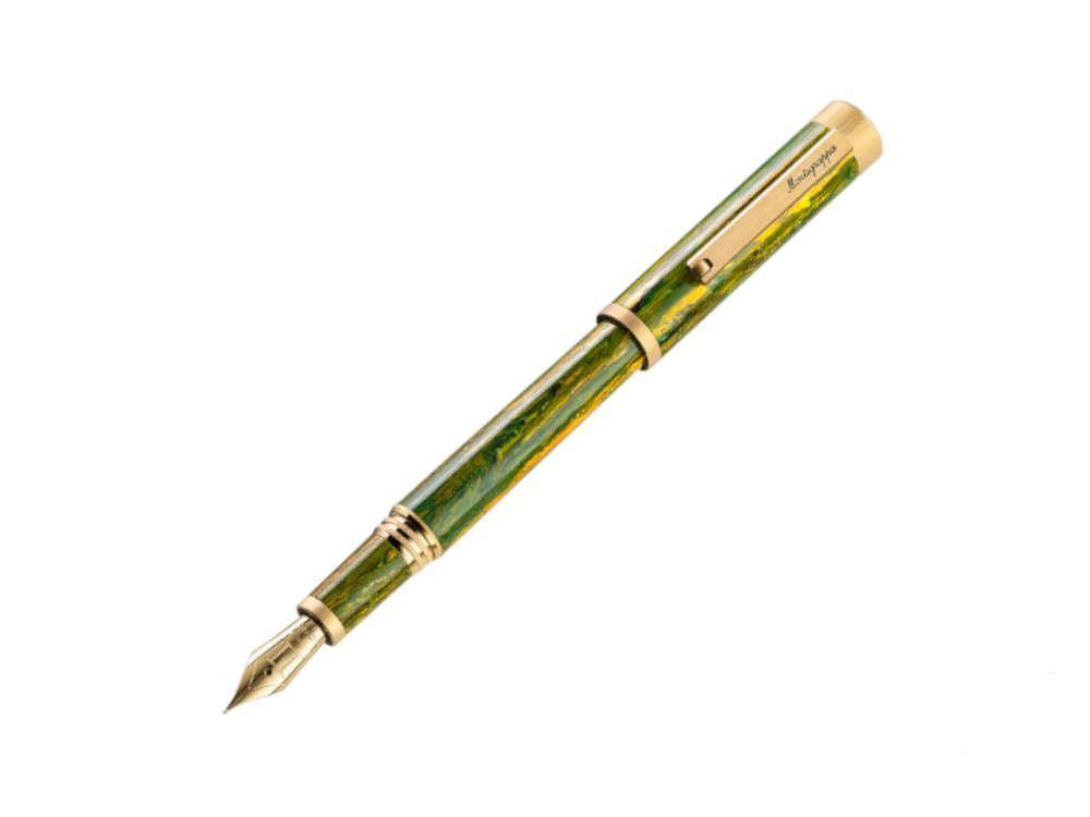 Montegrappa Zero Zodiac Gemini Füllfederhalter, 14K, LE, ISZEZ-4Y-G7