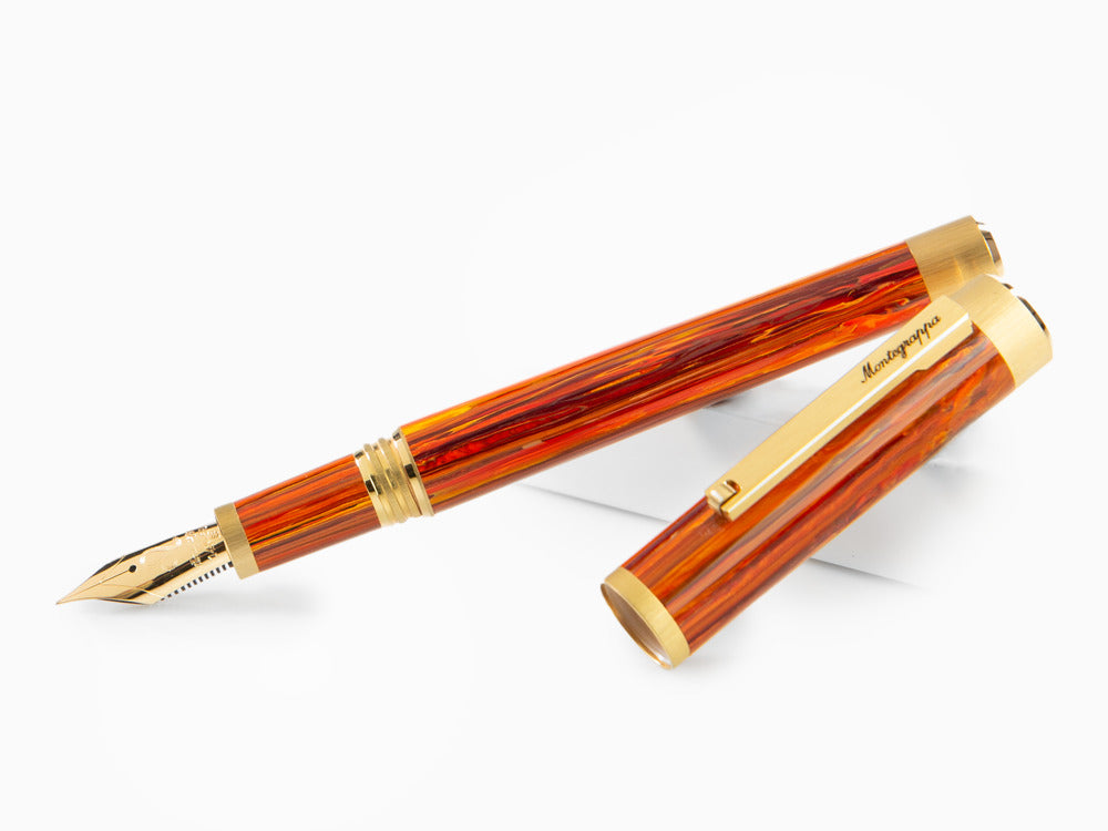 Montegrappa Zero Zodiac Leo Füllfeder, 14k, Ltr. Edition, ISZEZ-4Y-O2