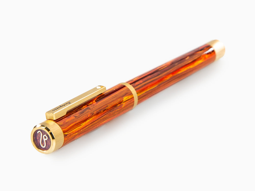 Montegrappa Zero Zodiac Leo Füllfeder, 14k, Ltr. Edition, ISZEZ-4Y-O2