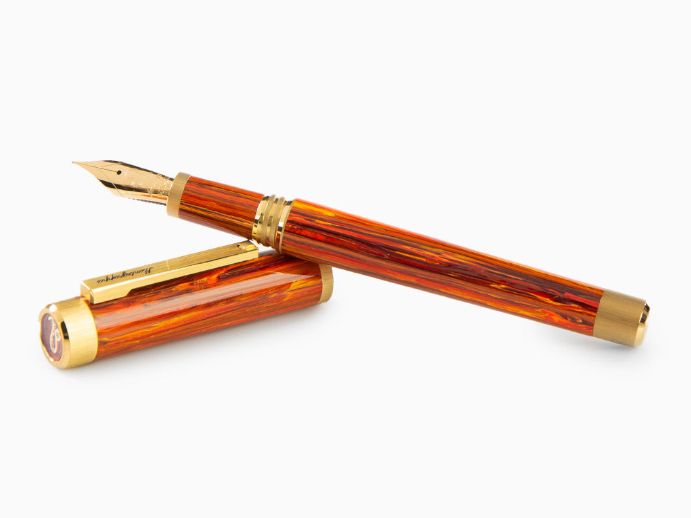 Montegrappa Zero Zodiac Leo Füllfeder, 14k, Ltr. Edition, ISZEZ-4Y-O2