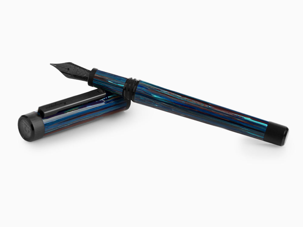 Montegrappa Zero Zodiac Libra Füllfederhalter, Stahl, ISZEZ-IC-B8