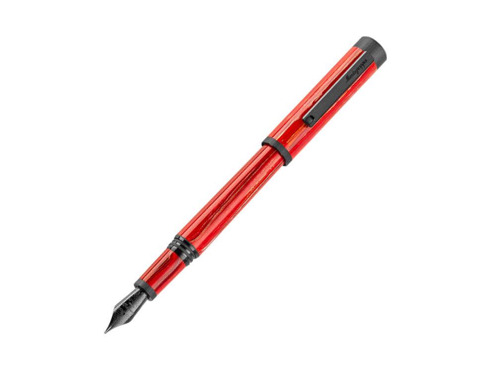 Montegrappa Zero Zodiac Aries Füllfederhalter, Stahl, ISZEZ-IC-R3