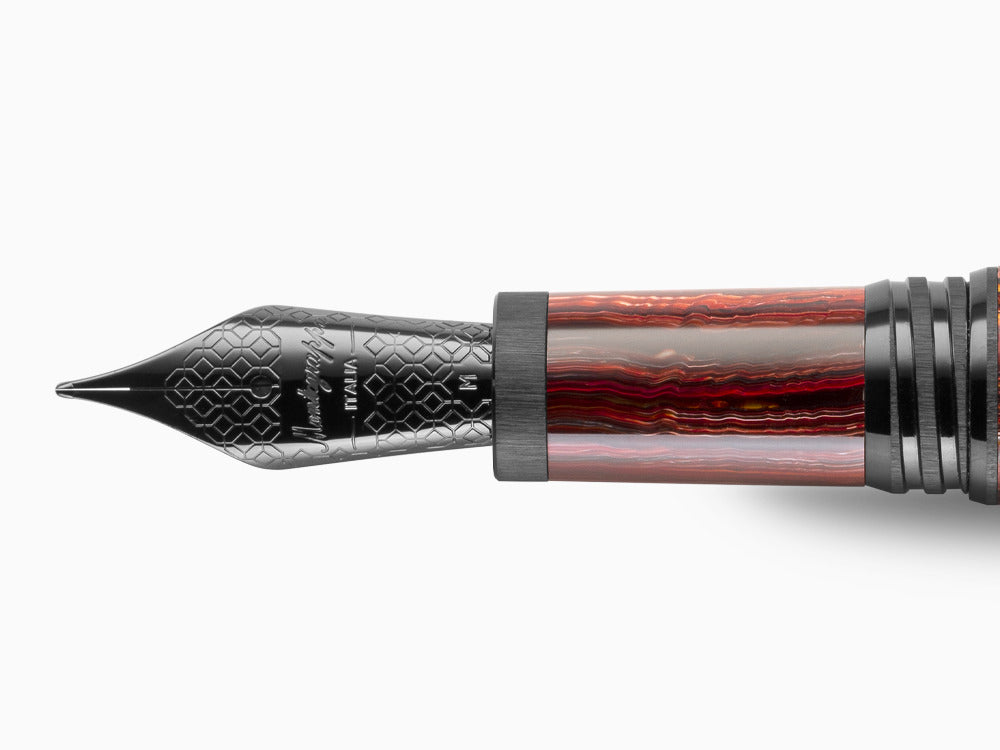 Montegrappa Zero Zodiac Scorpio Füllfederhalte, Stahl, ISZEZ-IC-R4