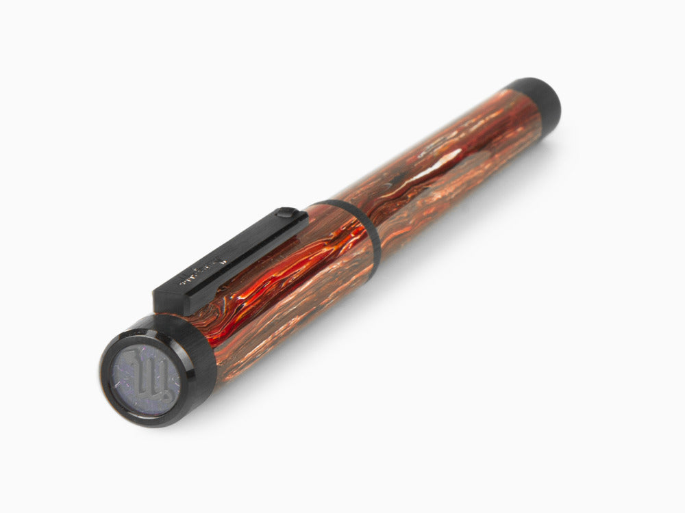 Montegrappa Zero Zodiac Scorpio Füllfederhalte, Stahl, ISZEZ-IC-R4