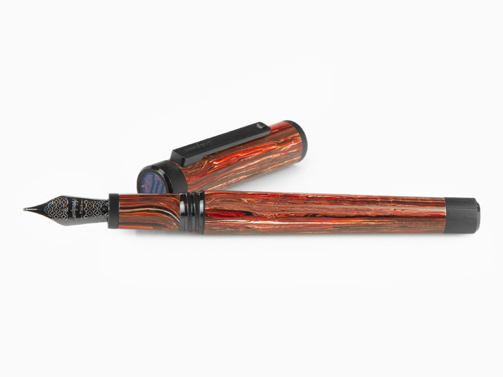 Montegrappa Zero Zodiac Scorpio Füllfederhalte, Stahl, ISZEZ-IC-R4